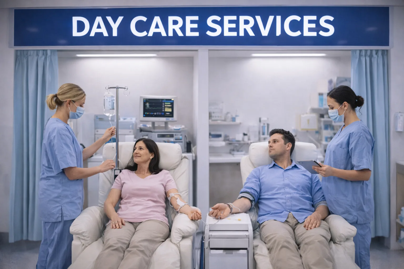 Day care and patient support area