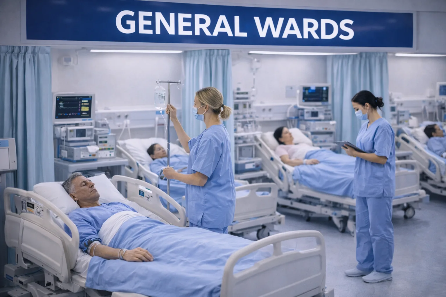 Patient ward facilities at Varasiddii Hospital